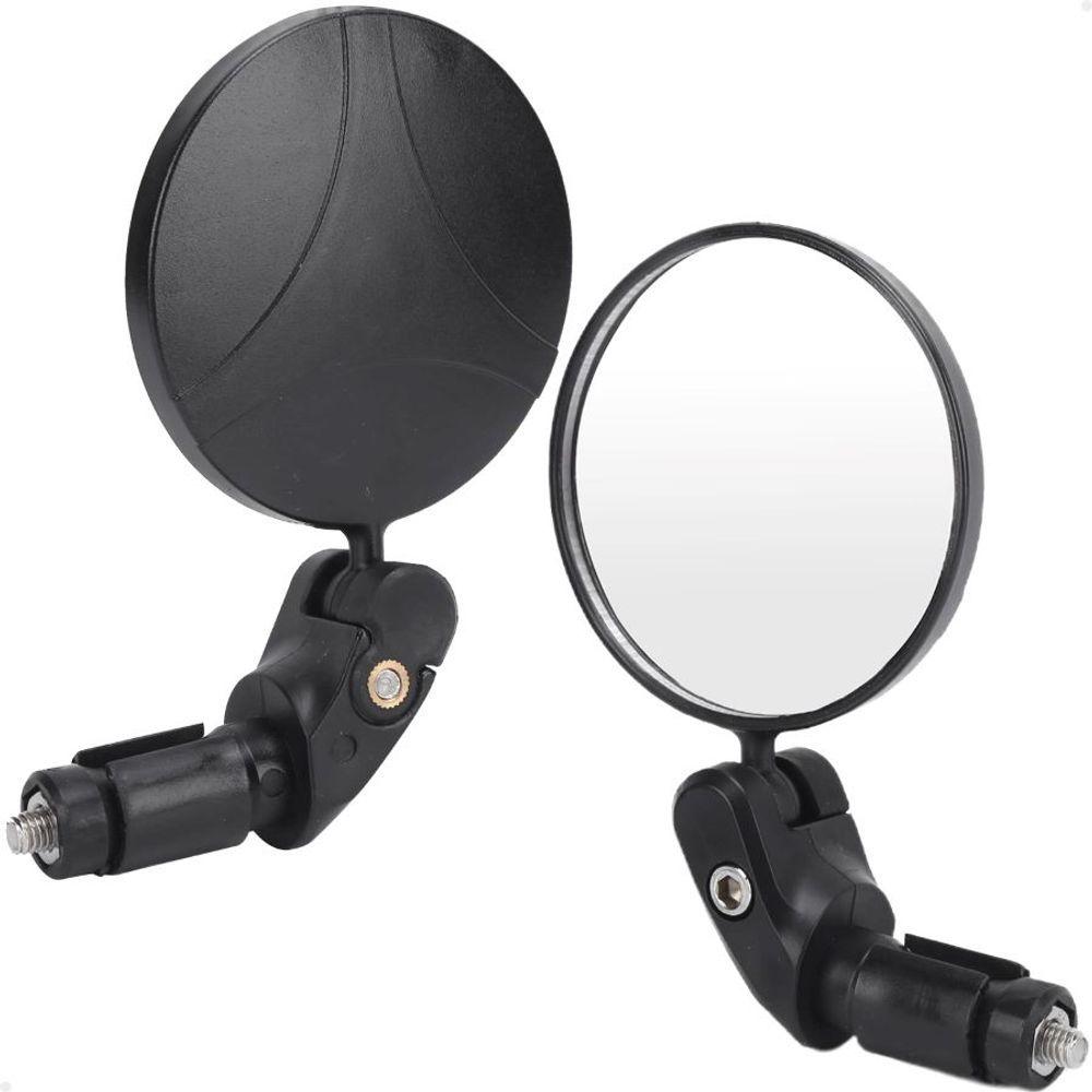 Miniatura Kit 2 Peças Espelho Retrovisor Giratório 360° Lorben Bike Guidão Bicicleta Articulado Segurança