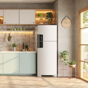 Geladeira Consul CRM56HB Frost Free Duplex com Painel Eletrônico Externo e Espaço Flex 450L - Branca 110v