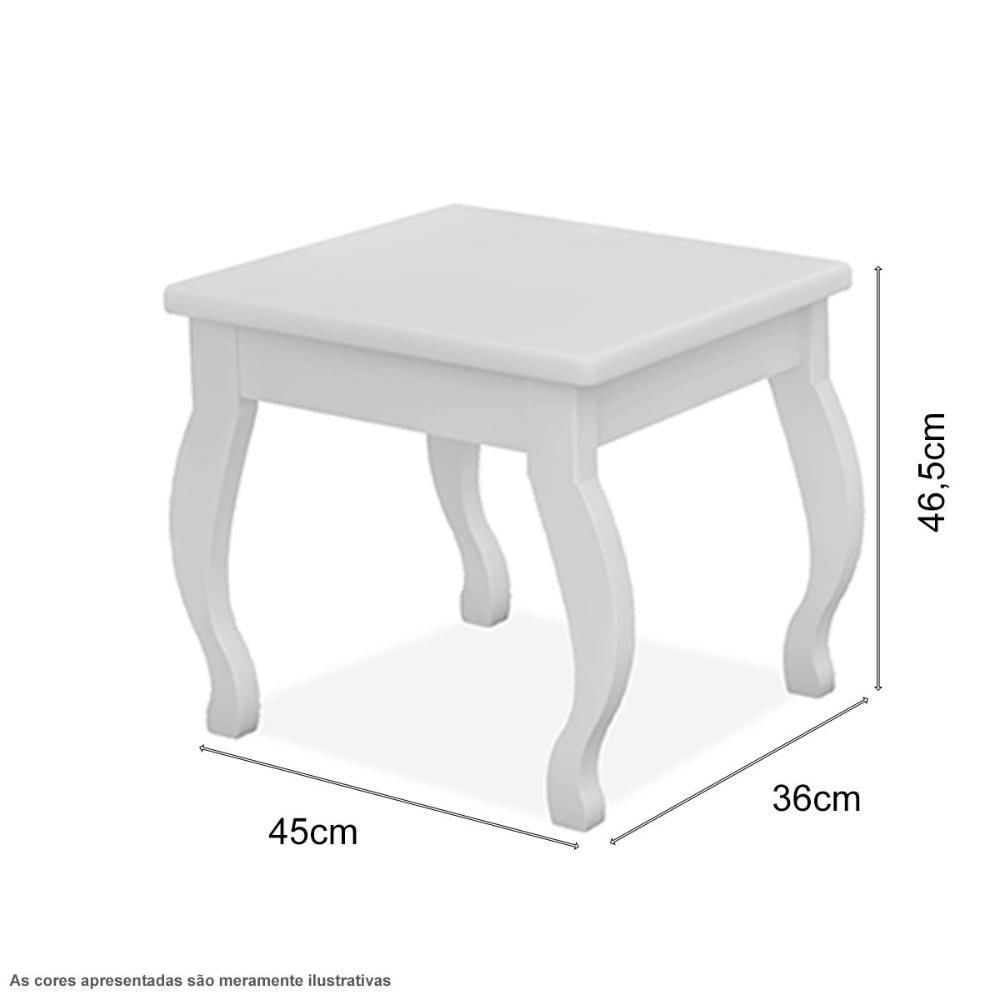 Miniatura Banqueta Mila Rosê - Luapa