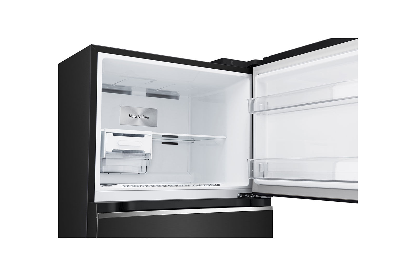 Geladeira LG Frost Free Inverter 395L Duplex Cor Black Inox (GN-B392PXG) - 127v