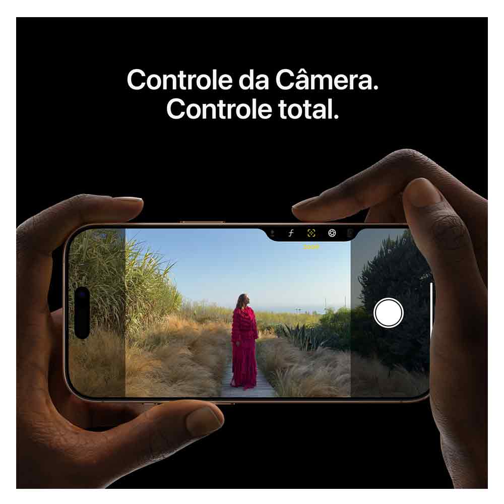 Miniatura iPhone 16 Pro Max Apple (256GB) Titânio Preto, Tela de 6,9", 5G e Câmera de 48MP Bivolt