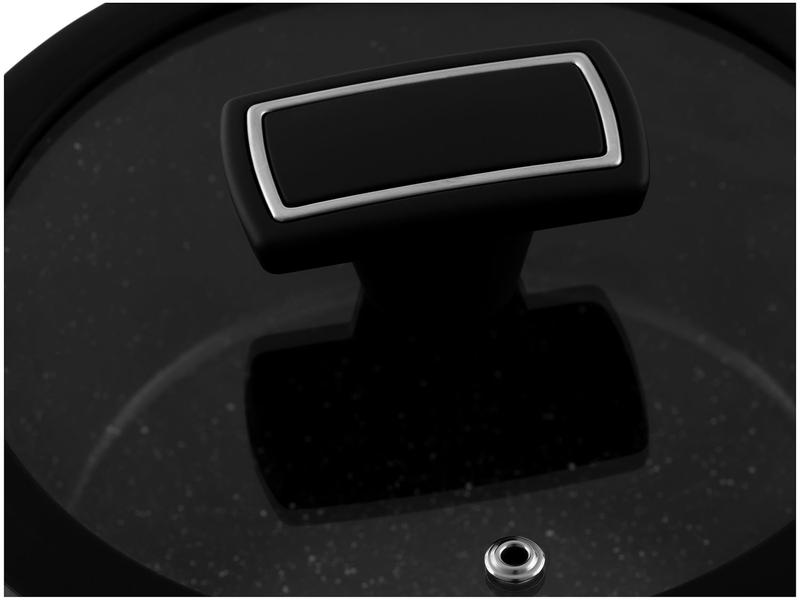 Jogo de Panelas Brinox Revestimento Cerâmico Preto 5 Peças Carbon Ceramic Life