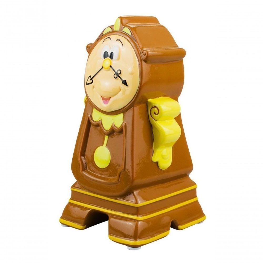 Miniatura Cofre Cofrinho Horloge Relógio Bela E A Fera 20cm Disney
