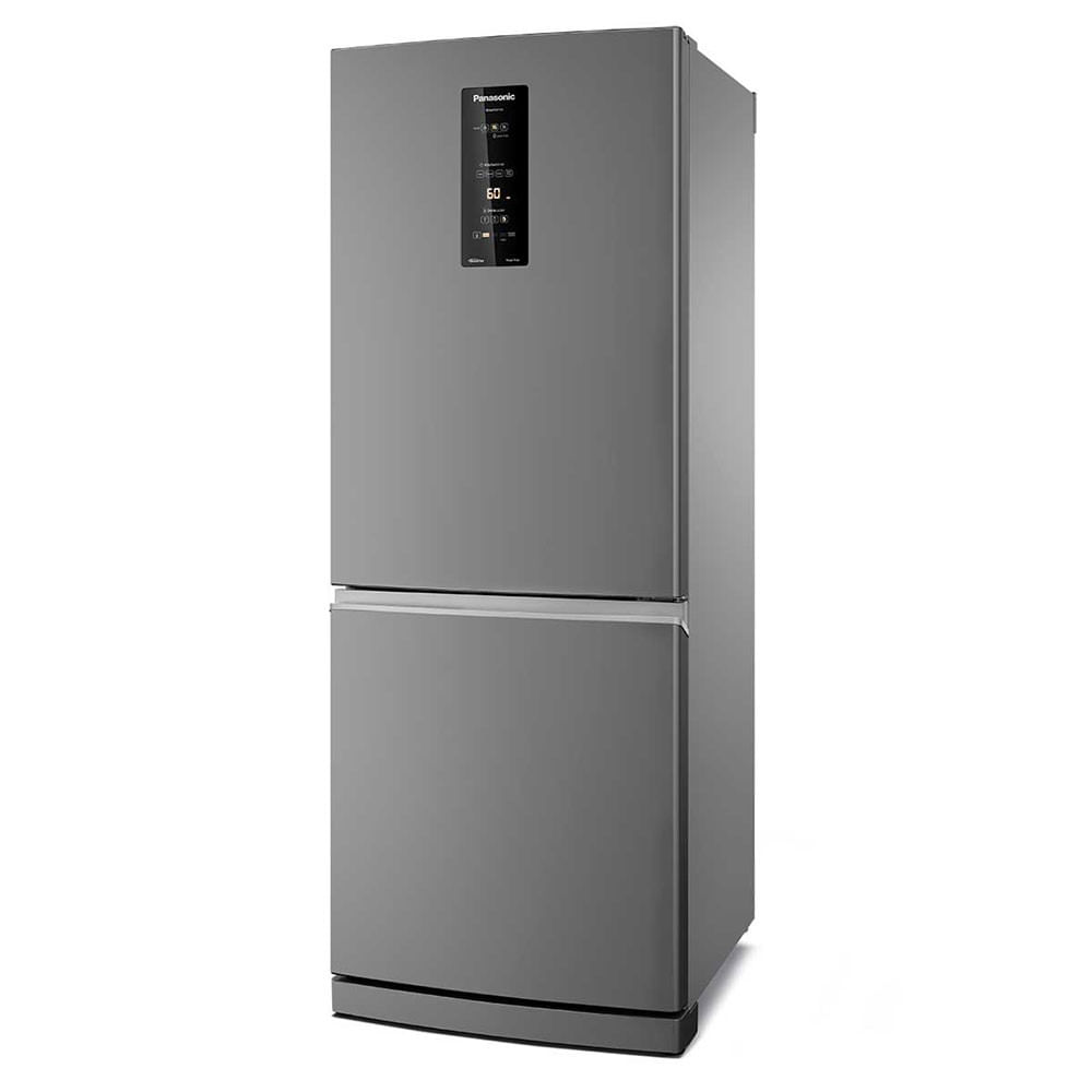 Geladeira Panasonic Frost Free 2 Portas Inverter NR-BB64PV1XB 460 Litros Aço Escovado - 220V