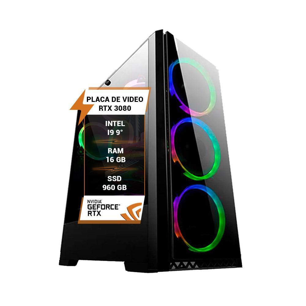 Miniatura Pc Gamer Intel I9 9 Rtx 3050 8Gb Memória 16Gb Ram Ssd 960Gb