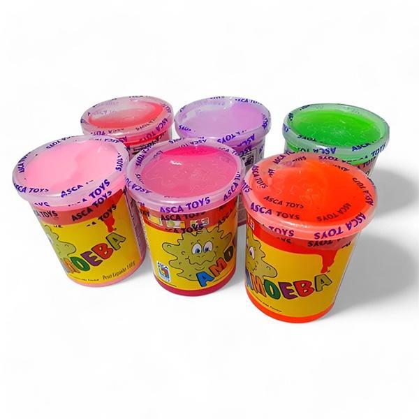 Miniatura Amoeba Massinha Colorida Geleca De Brincar Divertida 110G