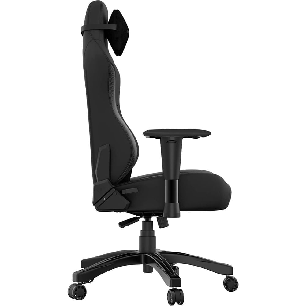Miniatura AndaSeat Phantom 3 Cadeira Gamer Giratória e Reclinável em C ouro Sintético Preta