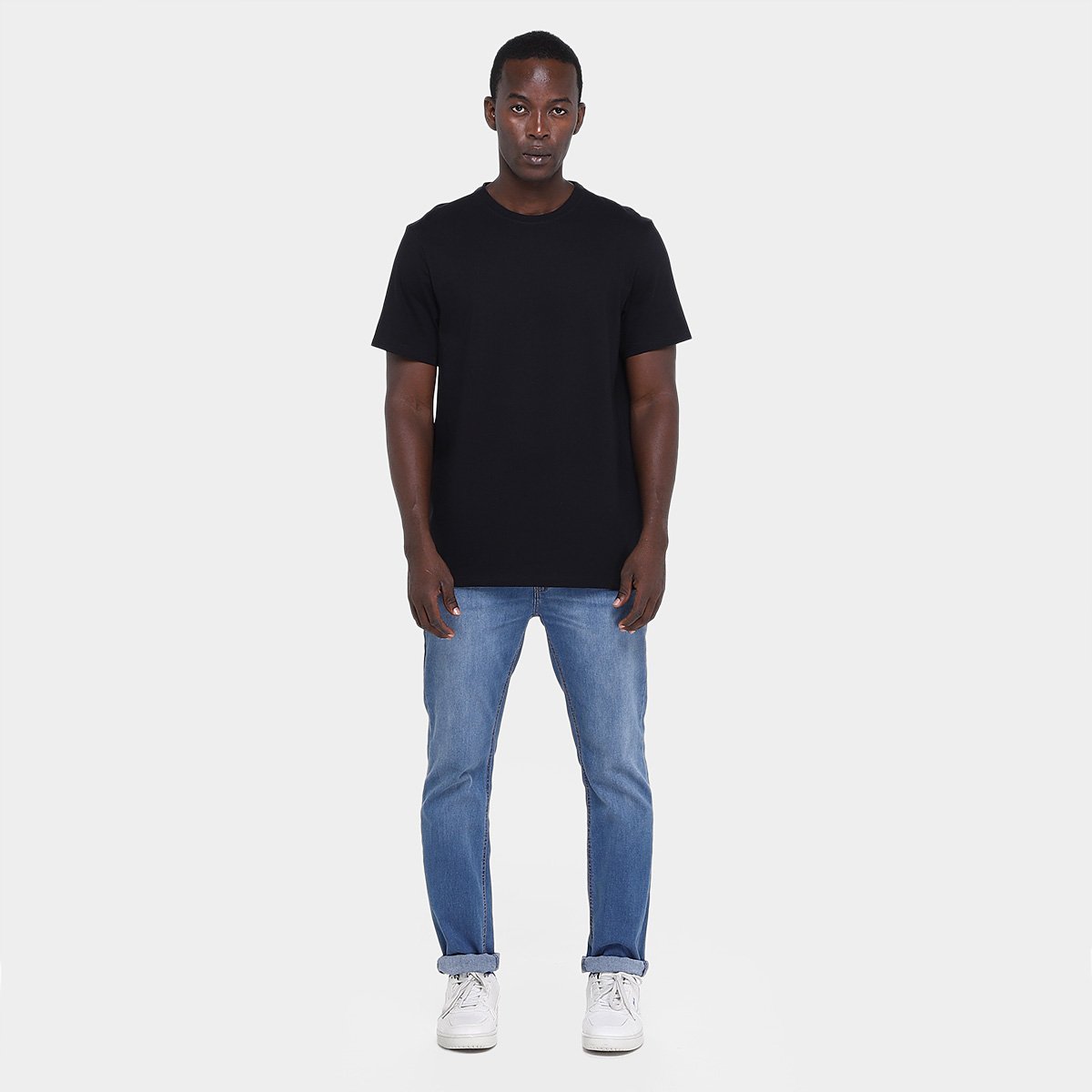 Miniatura Camiseta Hering Básica Masculina Preto - EGG