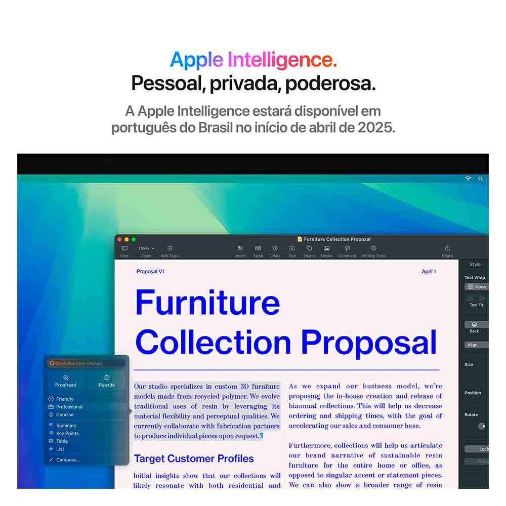 Miniatura Apple MacBook Studio M4 Max (CPU de 14 núcleos, GPU de 32 núcleos, 36GB RAM, 512GB SSD) - Prateado Bivolt