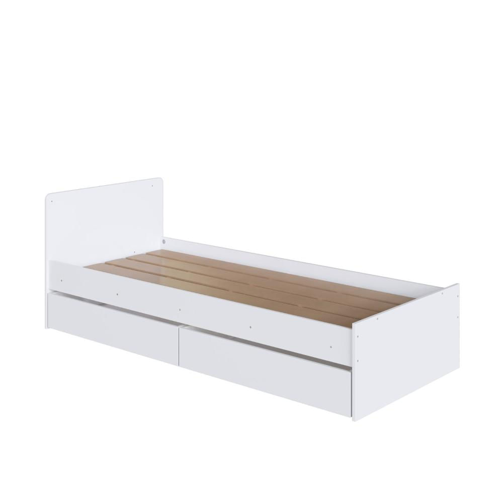 Berço Multifuncional com Cama Auxiliar 3 Gavetas Malu Branco