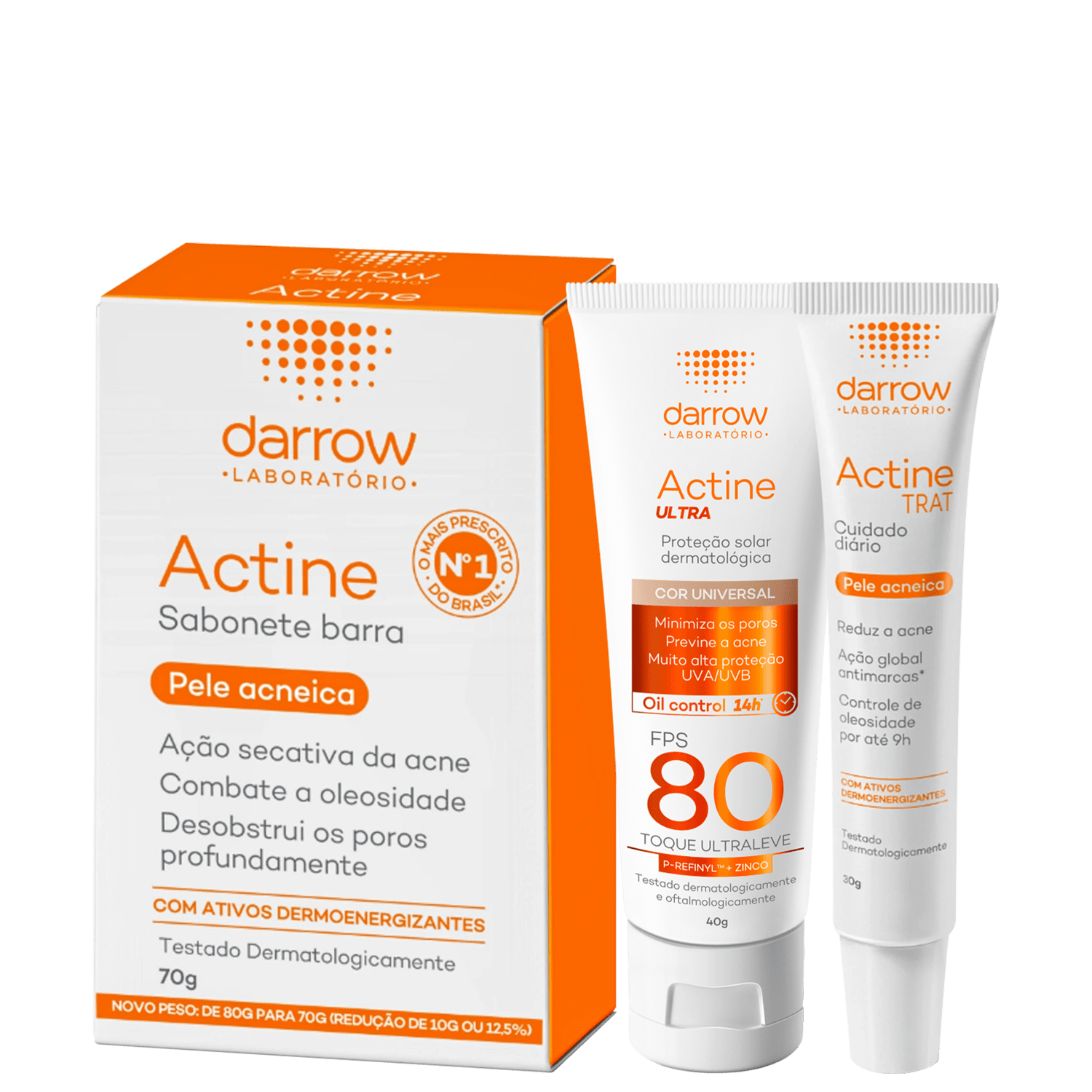 Miniatura Kit Darrow Actine Ultra Care FPS80 (3 Produtos)