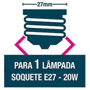 Ventilador de Teto Ventisol Wind Light com Lustre e 3 Velocidades - Branco 110v