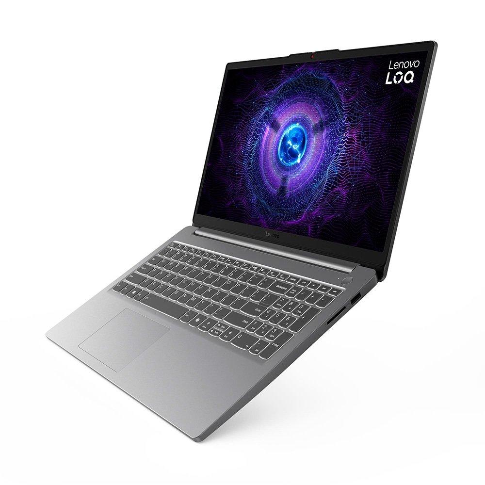 Notebook Gamer Lenovo LOQ, i5-12450HX, 16GB DDR5, 1TB SSD, RTX 4050 6GB, 15.6" FHD, W11, Cinza - 83ME0001BR