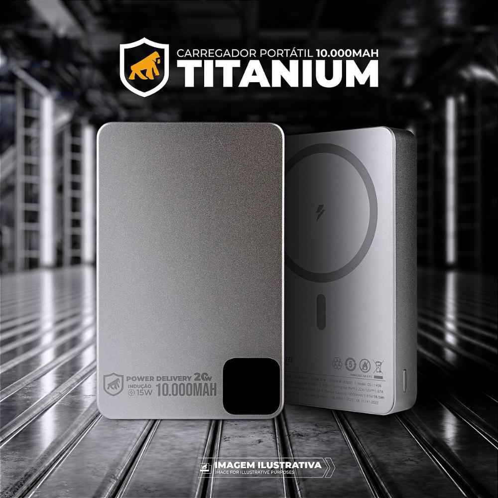 Carregador Portátil 10.000mAh - Ultra Slim Gshield