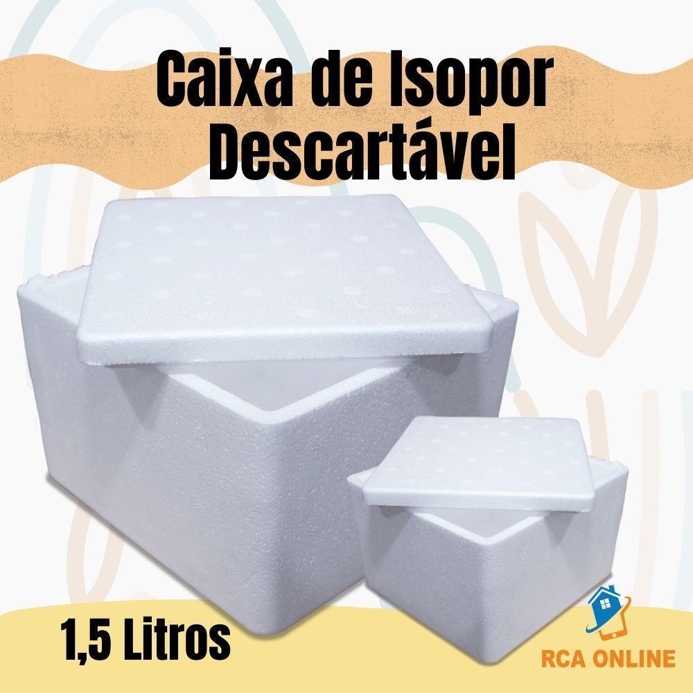 Miniatura Caixas De Isopor Eps 1,5 Litros 5 Unid Medicamentos Sorvetes