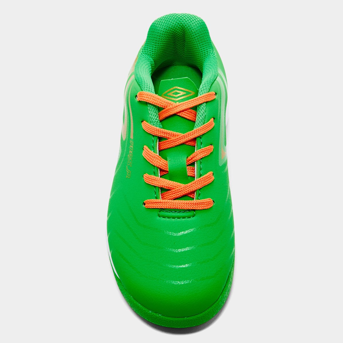 Miniatura Chuteira Infantil Futsal Umbro Pro 5 Bump Verde+Branco - 29