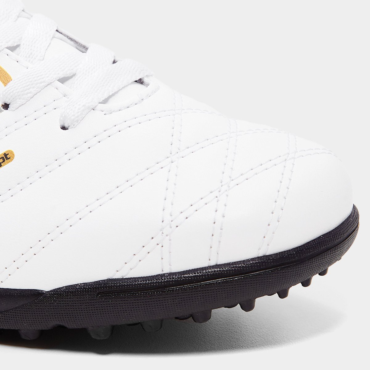 Chuteira Society Topper Cup VIII Masculina Branco+dourado - 37