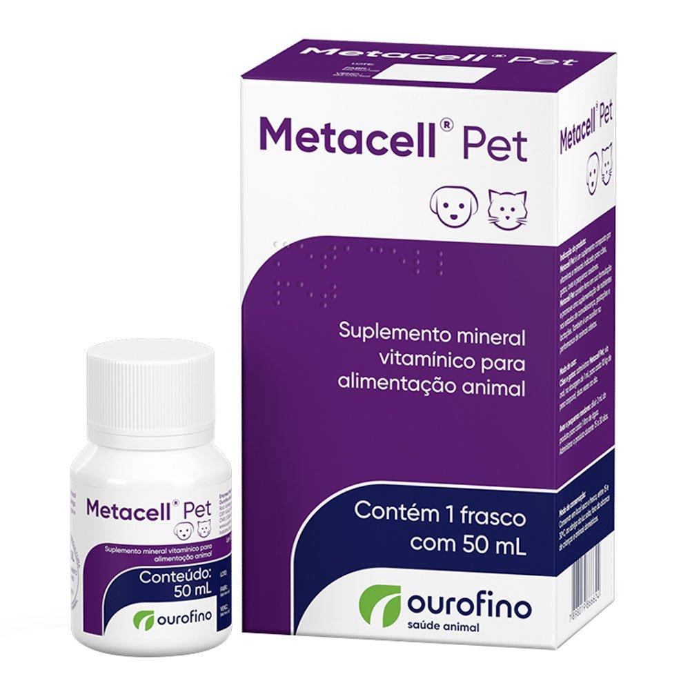 Miniatura Suplemento Ouro Fino Metacell Pet - 50 mL