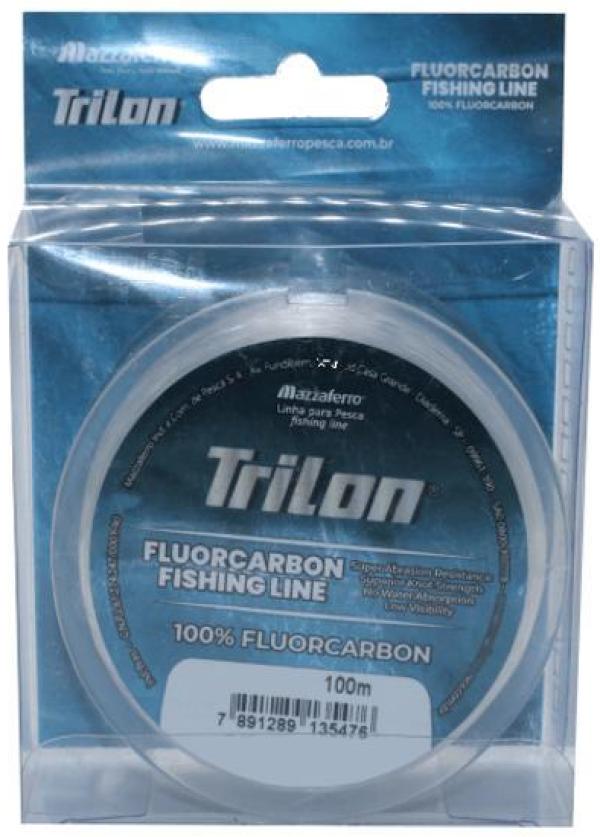 Miniatura Linha Pesca Fluorcarbon Trilon 0,31M Suporta 5,7Kg 13Lb 100M
