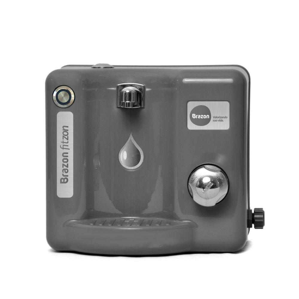 Miniatura Purificador Água Natural Alcalina Ionizada C/ Ozônio Fitzon Cinza 220V - Brazon