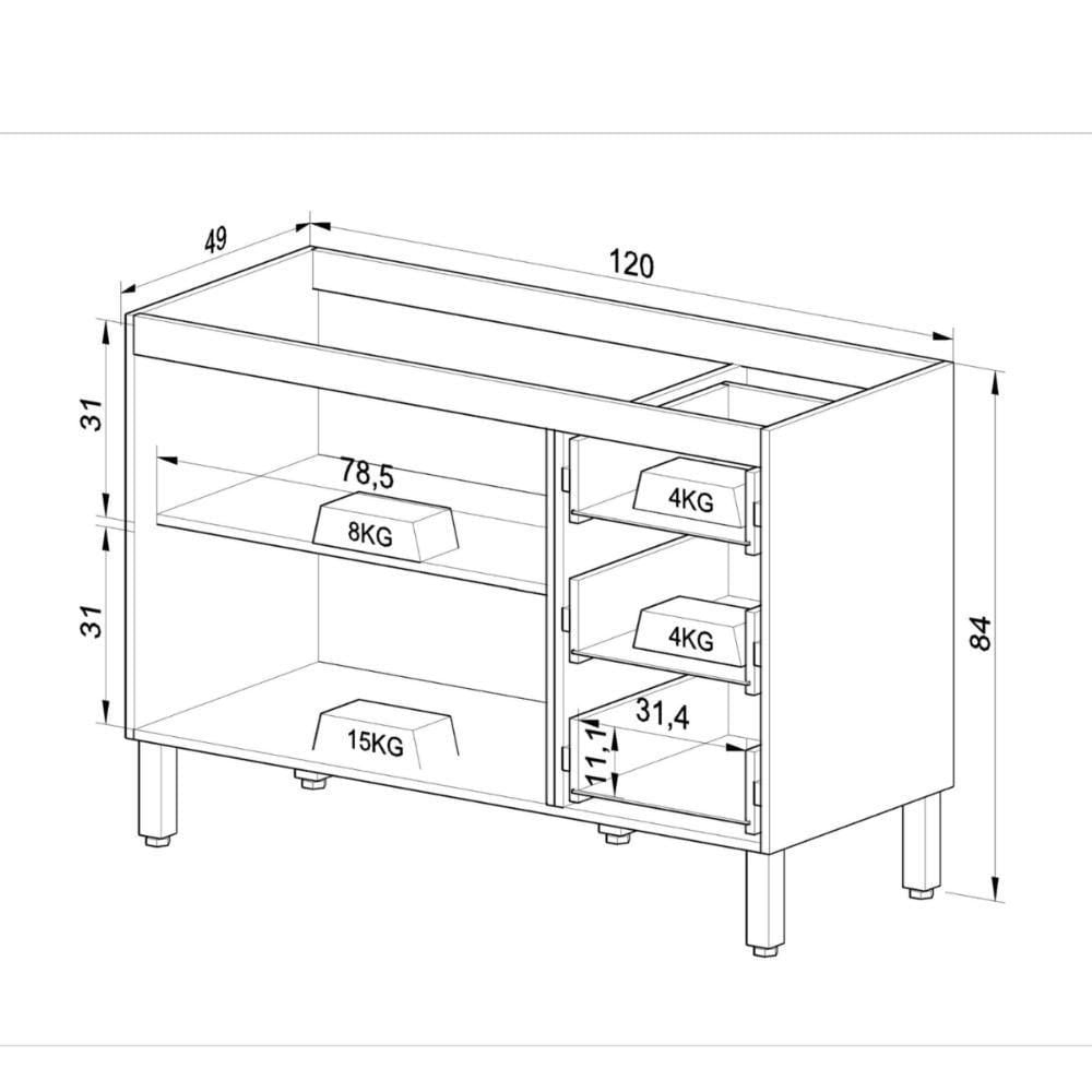 Miniatura Conjunto Cedro Montana-fumê