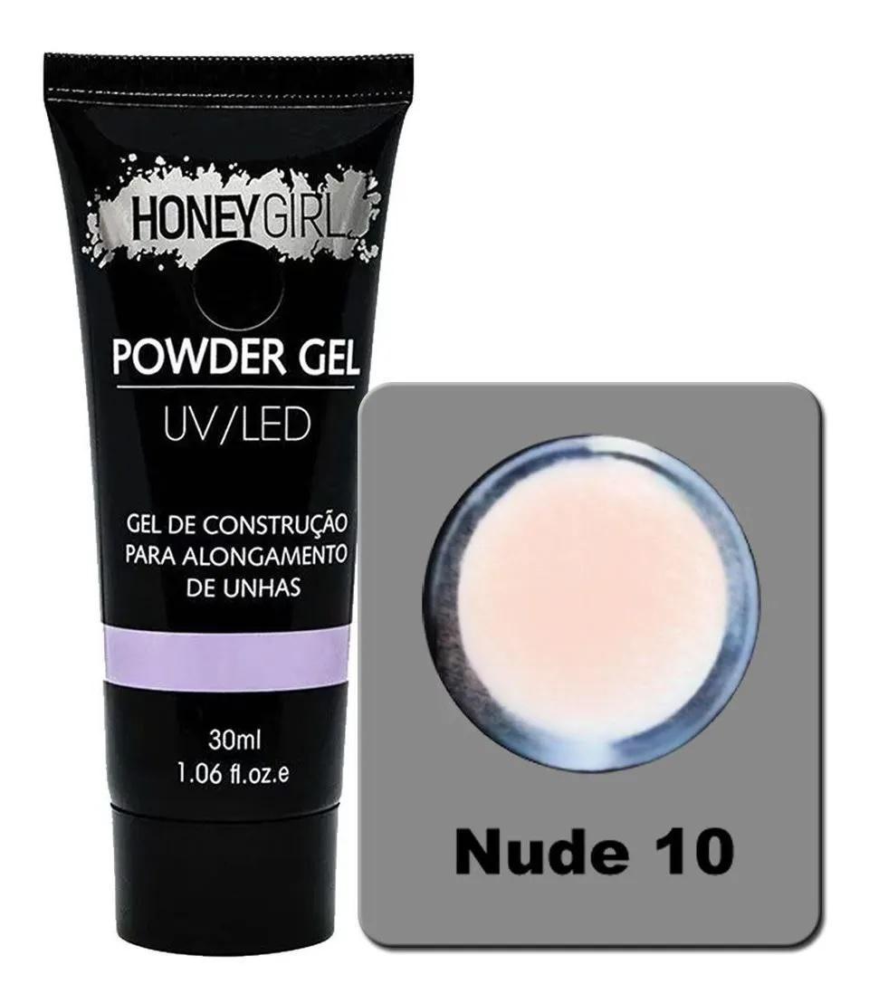 Miniatura Molde F1 Polygel 10 Nude Honey Girl 30Ml Pincel Espatula Nude 10 - Nude - N/A - 3