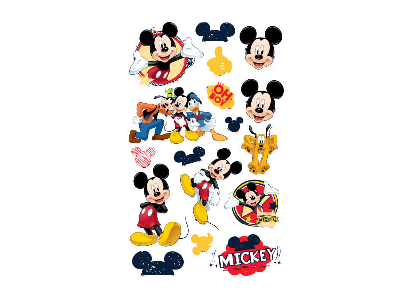 Mini Personagem Decorativo 17 Unidades - Mickey Classico- Regina Festas