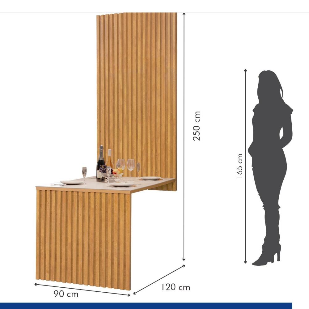 Miniatura Conjunto Mesa Bella Ripada 120cm com 4 Cadeiras Arizona Tampo Bella com Vidro Cinamomo/Off White/Veludo Bege Claro