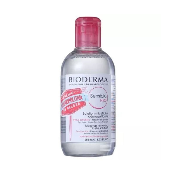 Miniatura Demaquilante Bioderma Sensibio H2O Solução Micelar 250ml
