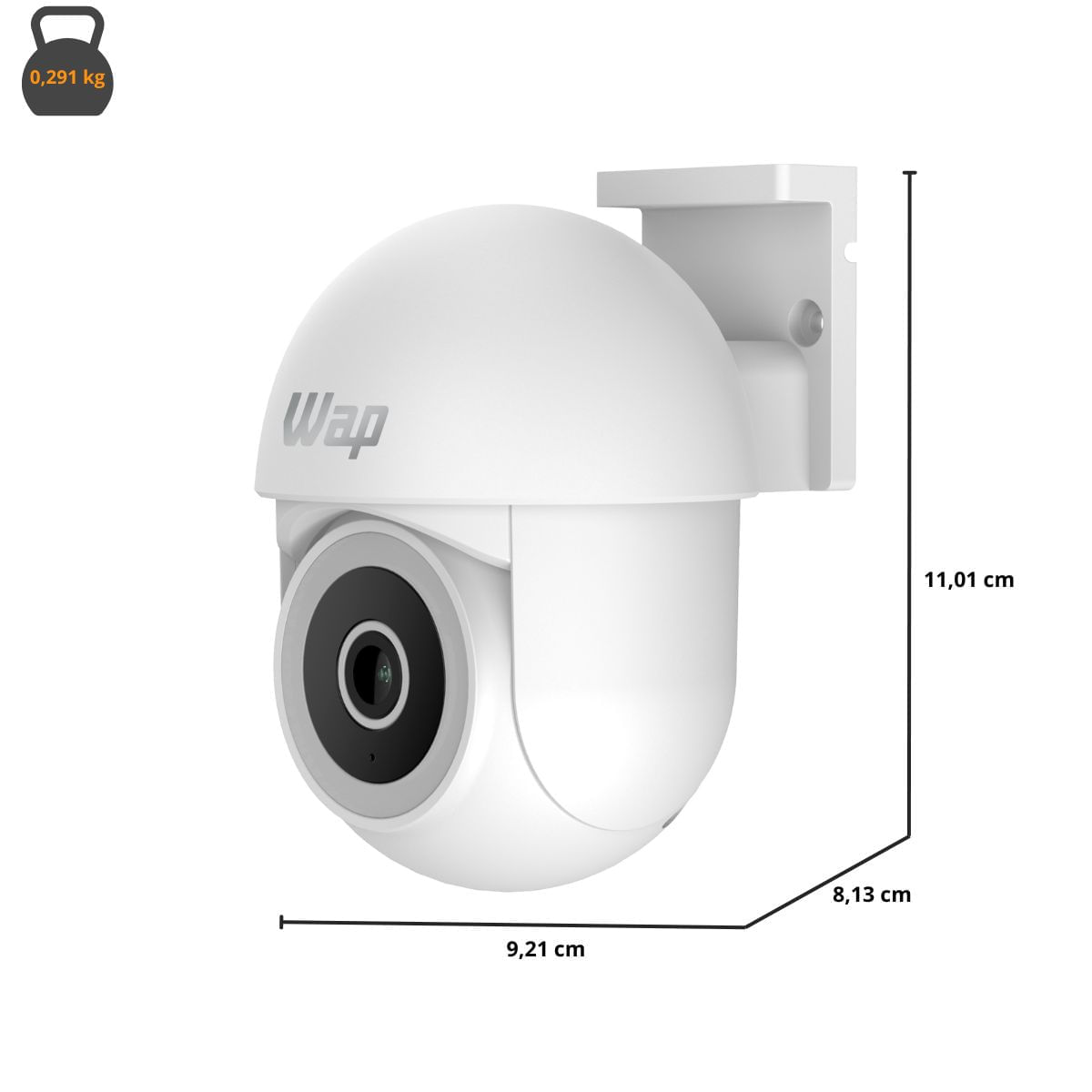 Miniatura CÂMERA DE SEGURANÇA WIFI WAP 360° 3MP LENS 300 BIVOLT