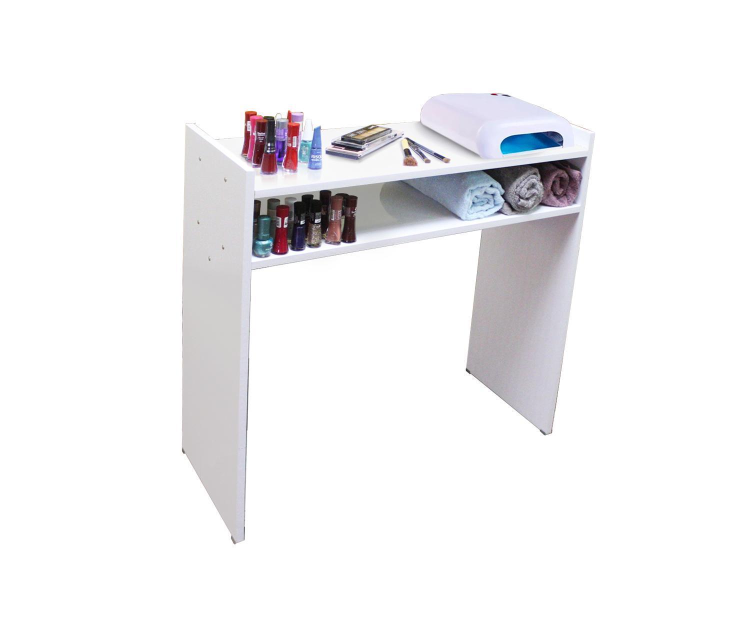 Miniatura Mesa De Manicure - Alta Qualidade - Reforçada (Cor Branca)
