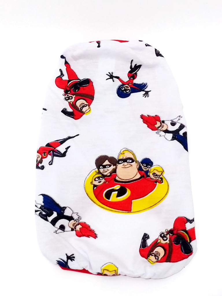 Miniatura Camiseta Estampa Personagem Os Incríveis branca  Tamanho EG
