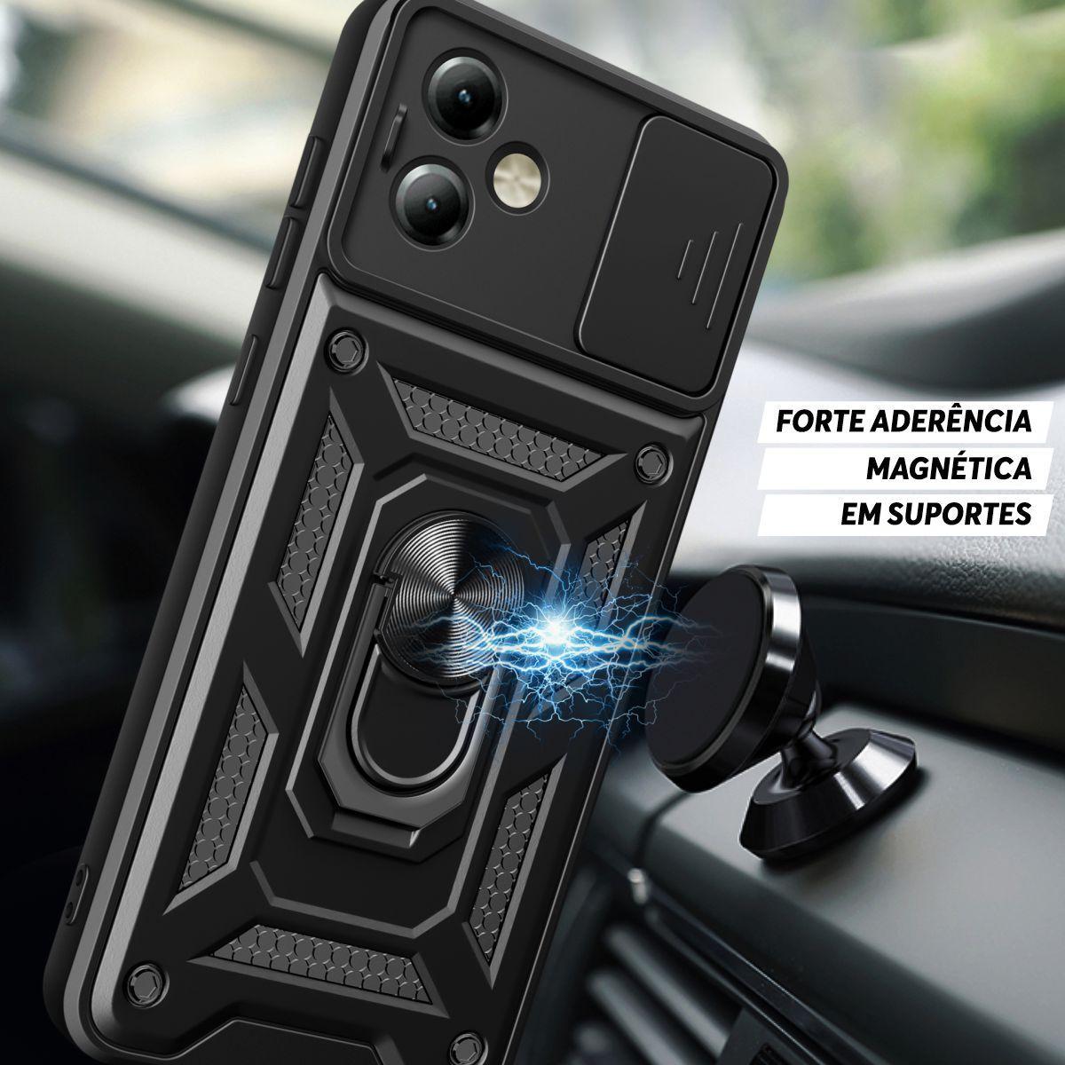 Capa Case para Moto G14 - Resistente Anti Impacto - Preto