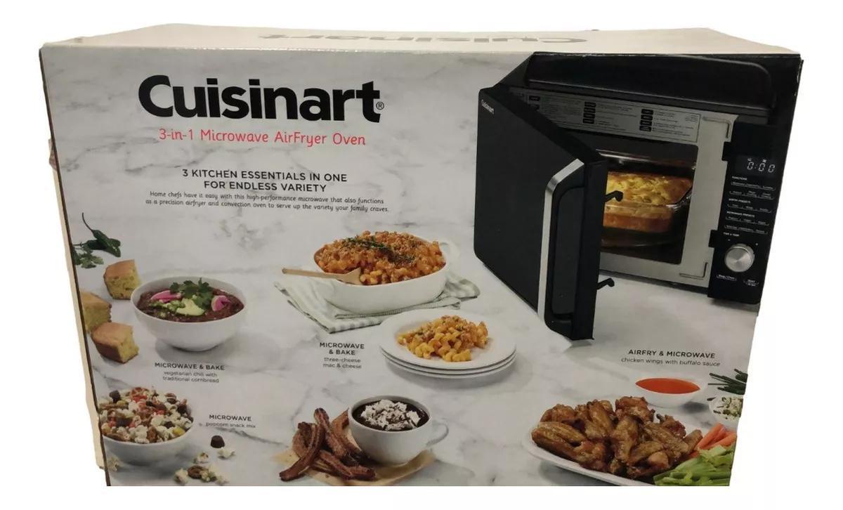 Cuisinart Forno Microondas Com Airfry 3 Em 1 - 1500W Preto