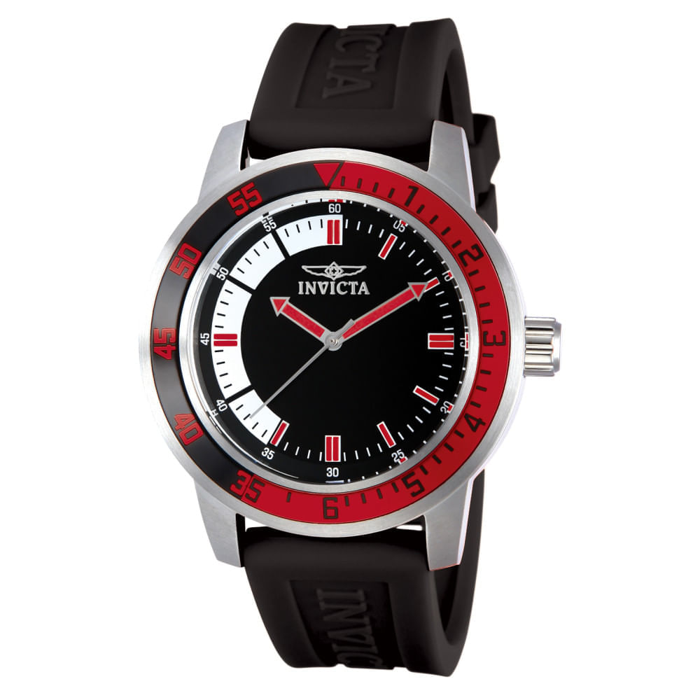 Miniatura Relgio Masculino Invicta - Design Exclusivo, 45mm, Preto - Modelo 12845