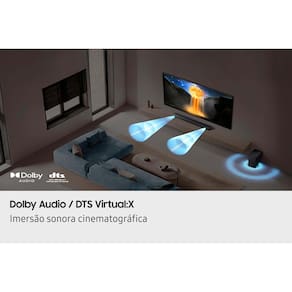 Soundbar Samsung HW-B450F/ZD 300W Bluetooth 2.1 Canais Dolby Audio Titan Black