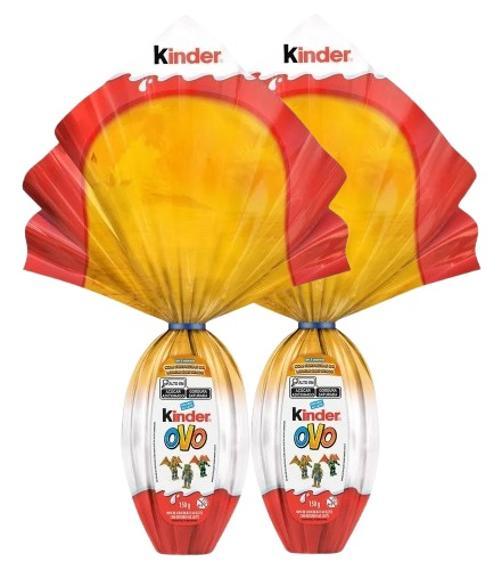 Miniatura Kit Com 2 Ovo De Páscoa Aventura Na Savana Kinder 150G