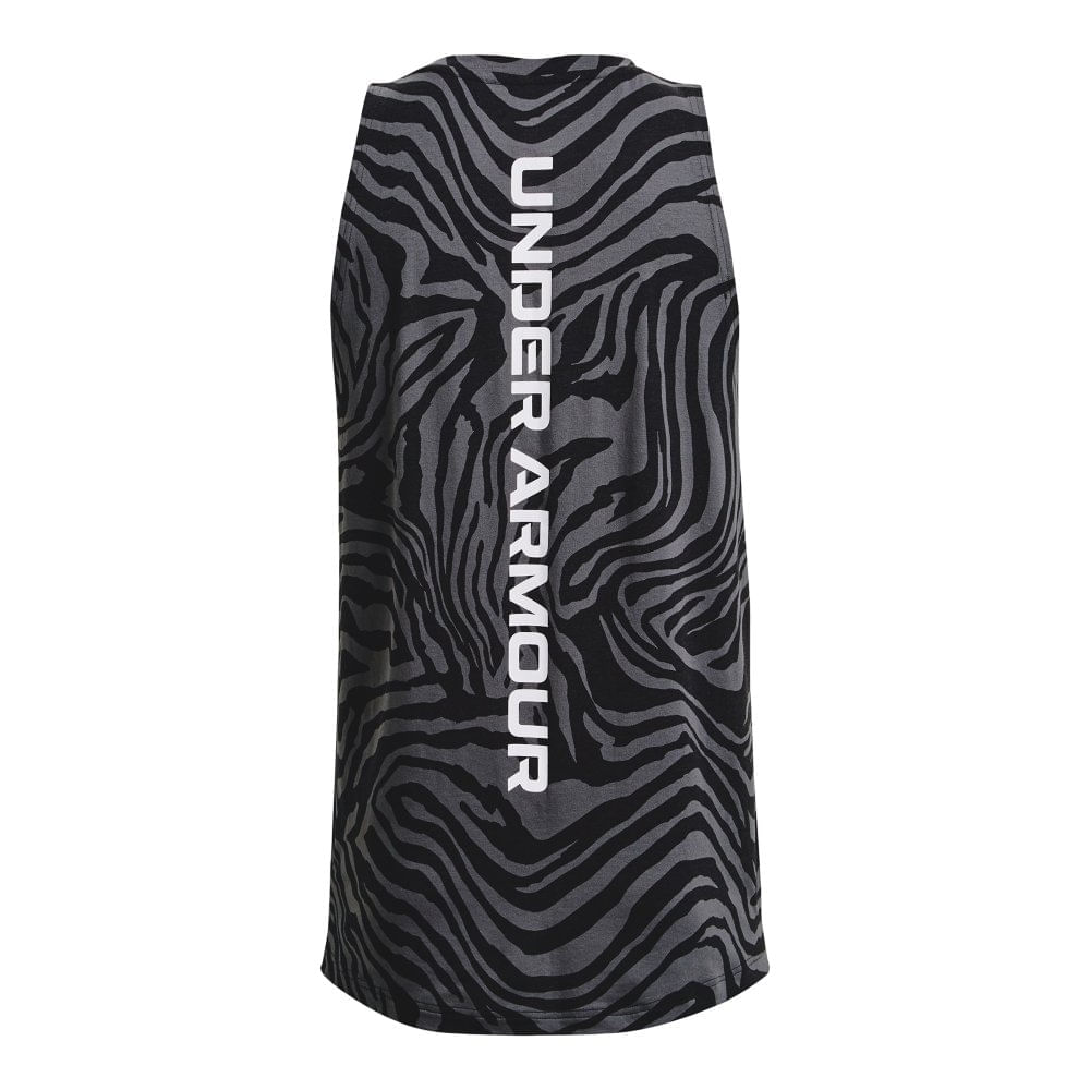 Miniatura Regata de Treino Masculina Under Armour Bsline Printed Preto - 2GG