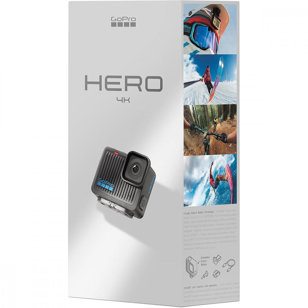 Câmera GoPro HERO 4K HDR Preto - CHDHF-131-AT 2497!x!Novo - Preto - Garantia do Fabricante