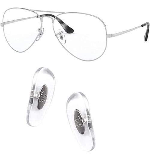 Miniatura Plaquetas Rb De Ray Ban Consertos Óculos 20 Pares Prata - Prateado - Óculos - importado - Sem gênero - Terceiros - Médio - 16 mm