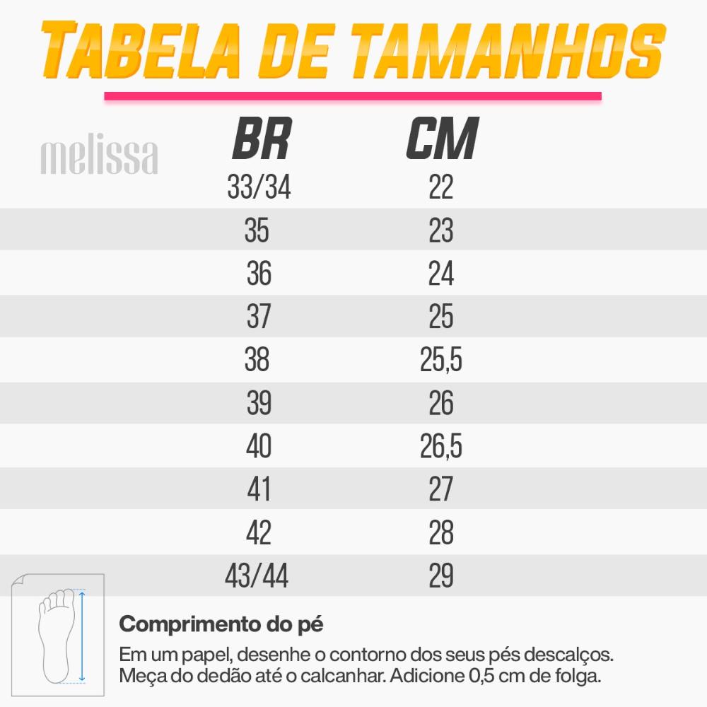 Miniatura Sandália Melissa Kick Off Sandal Low Feminina Bege - 33/34