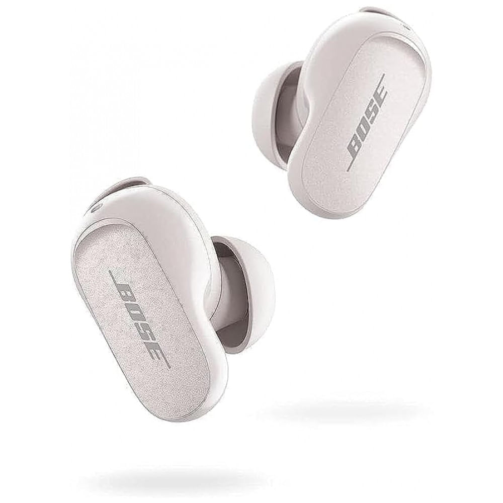 Miniatura Fones de Ouvido Bluetooth com Cancelamento de Ruído e Som Personalizados, Bose QuietComfort II, Branco