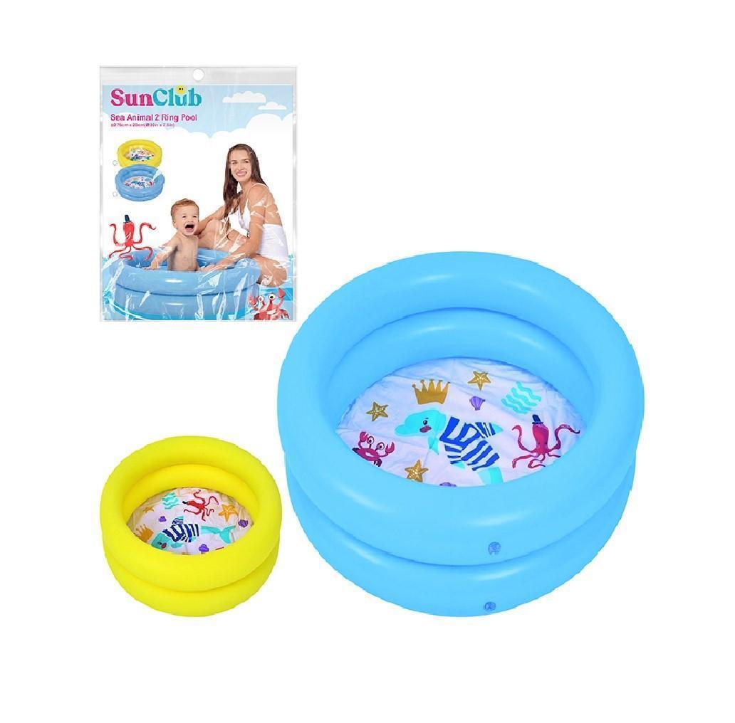 Miniatura Piscina Infantil 2 Níveis Animais Do Oceano