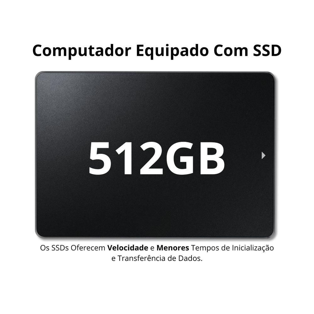 Miniatura Computador Completo Intel Core I5 16gb Monitor 23' Hdmi Ssd 512gb Windows