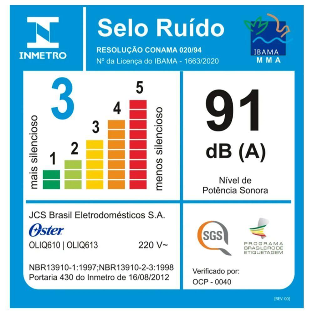 Liquidificador Oster 1400 Full Preto 3,2L 110V