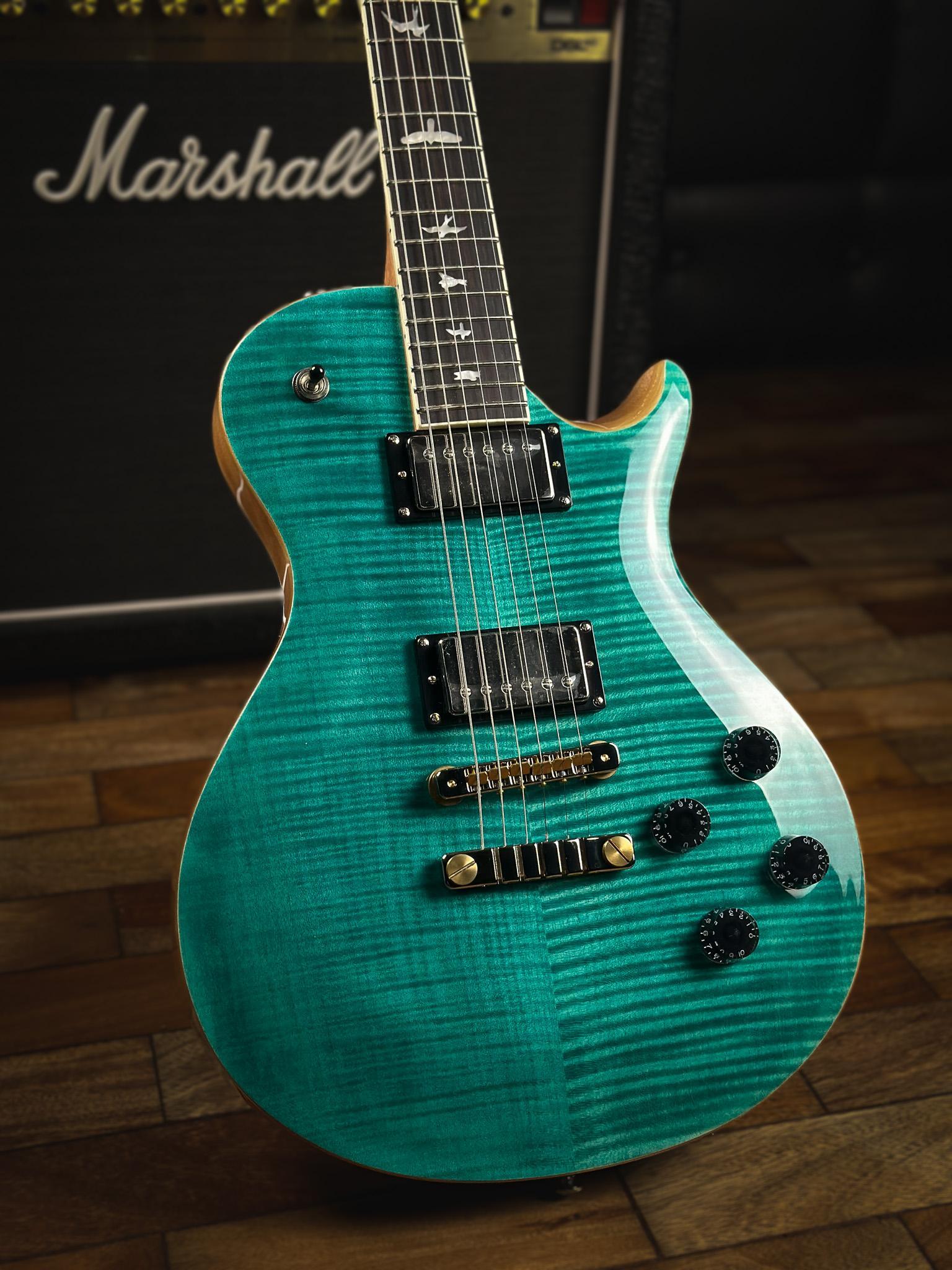 Miniatura Guitarra Prs Se Mccarty 594 Singlecut - Turquoise