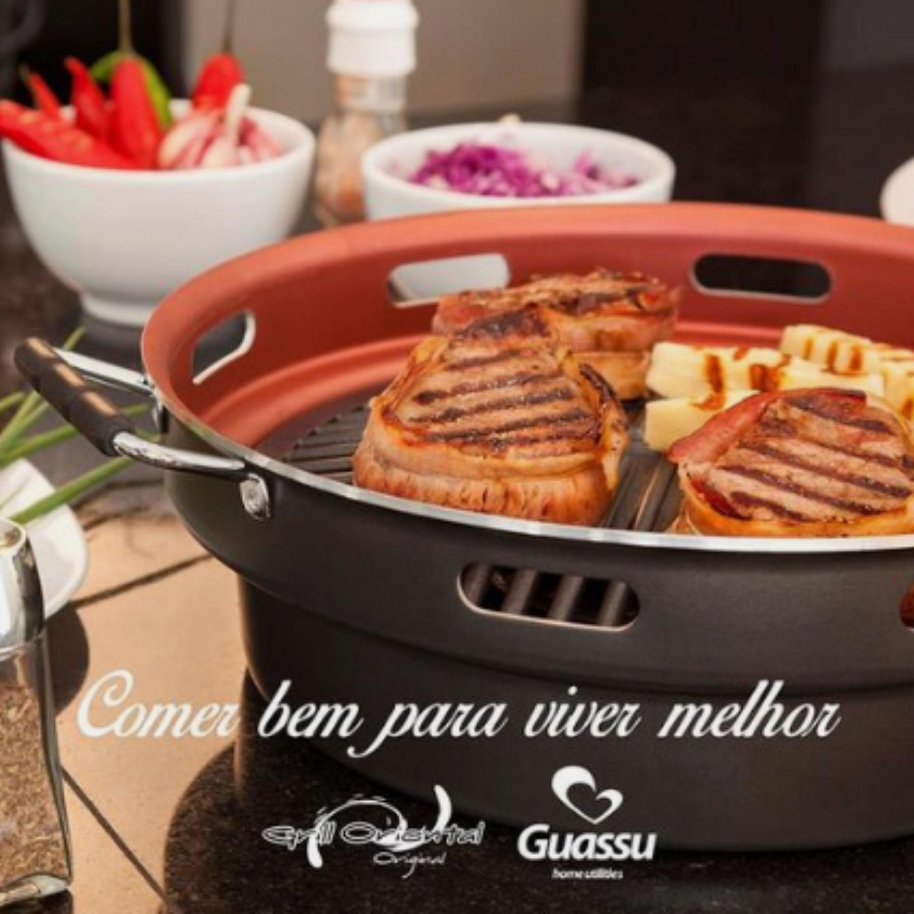 Grill Oriental À Gás Sem Fumaça Guassu Home