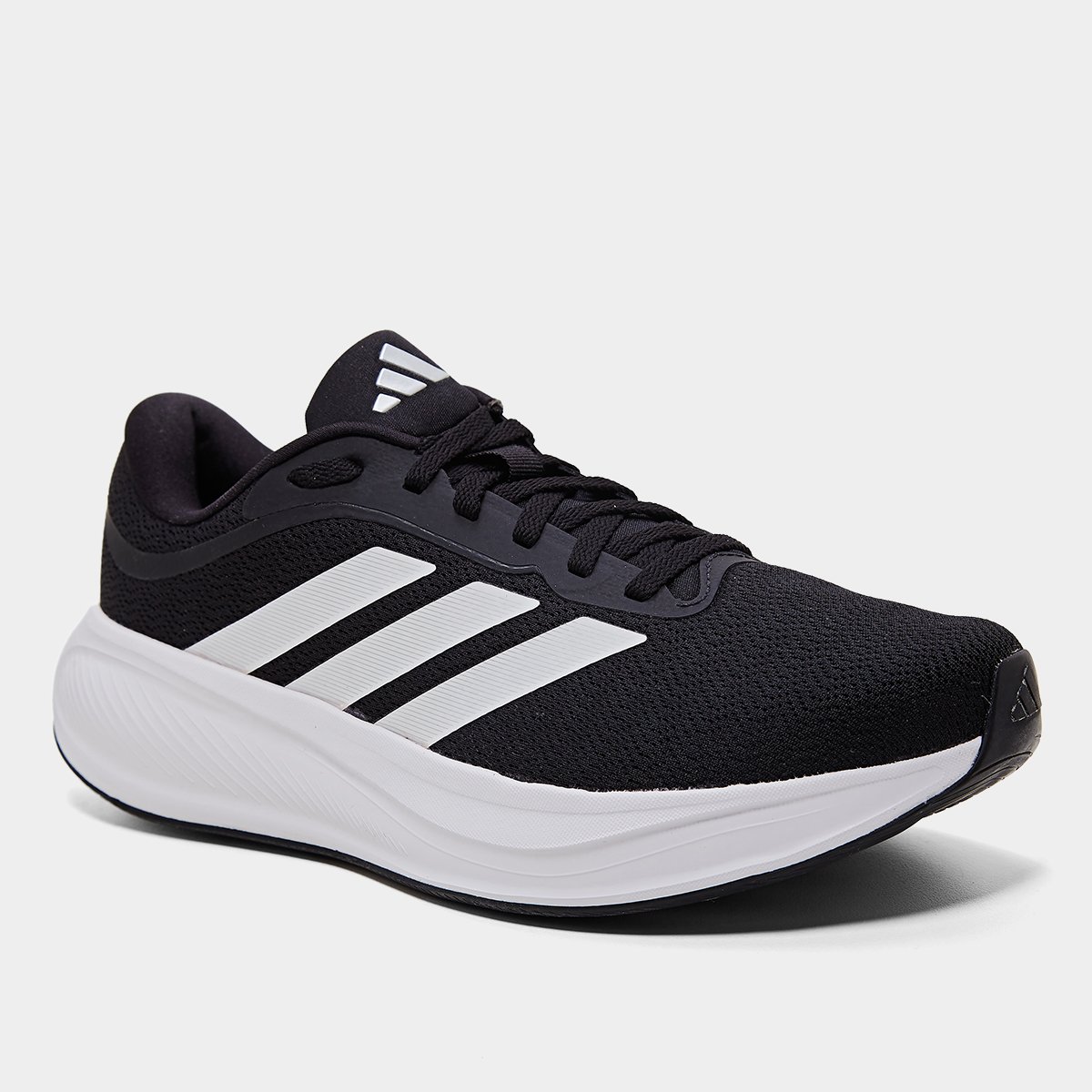 Miniatura Tênis Adidas Response Runner 2 Preto+Branco - 34