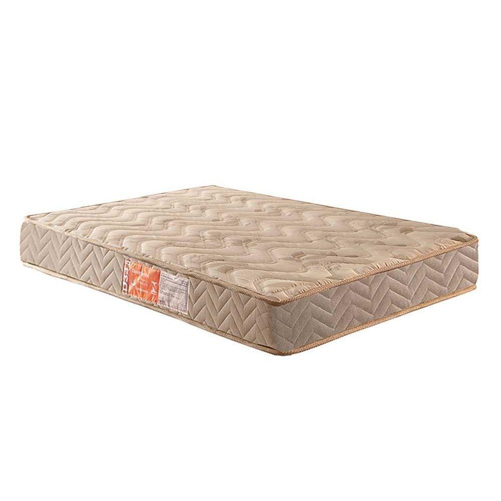 Miniatura Cama Box Baú Queen: Colchão Espuma D33 Paropas Pasquale + Base Crc Suede Clean(158X198)