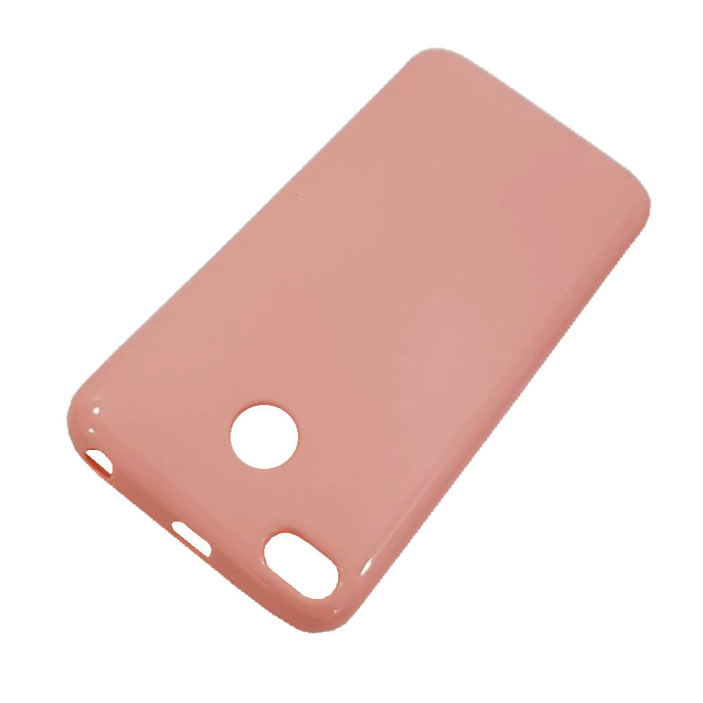 Miniatura Capa Rosa Redmi 4X Silicone Fosco com Película de Gel
